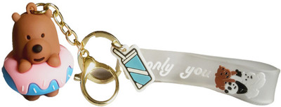Blooming Box Only You Brown Bear Key Chain