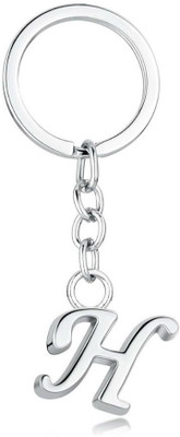 SHRI JI Stylish Letter Alphabet Initial H Letter Key Ring Key Chain