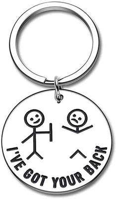 Dattatreya Collection Best Friend Keychain for Friends BFF Besties Companion I Got Your Back Stick Key Chain