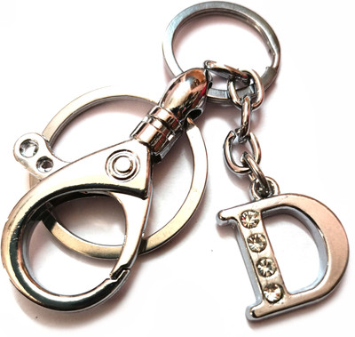 ShopTop Hook with Alphabet D keychain 1 piece Key Chain