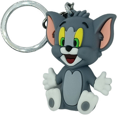 Ridhivridhi Action Character Cartoon 3D Rubber Keychain For Bag Car & Bike Office Key Chain
