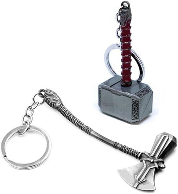 Bandhan Enterprises Hammer Keychain and Axe Keychain Key Chain