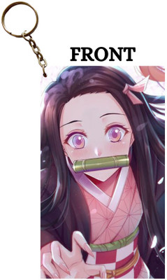 Hariyaali Enterprises LLP Demon Slayer NEZUKO HOW MUCH MORE CUTE YOU WILL BECOME Key Chain