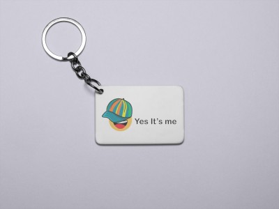 Rushaan Yes, Its Me Emoji - Printed Acrylic Keychains(Pack Of 2) Key Chain