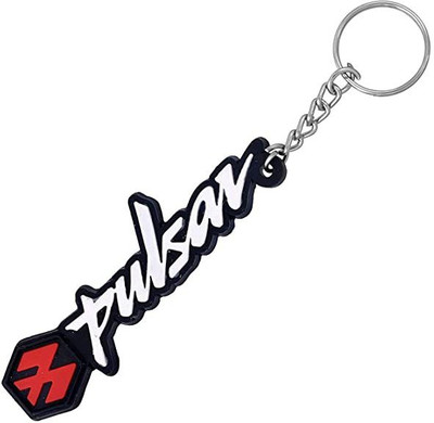 Meeko.com Pulsar Bike Logo Rubber Keychain/Keyring Key Chain