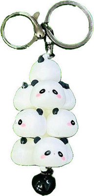 BBG NEW_Premium quality Panda Face 3D high quality keychain Key Chain