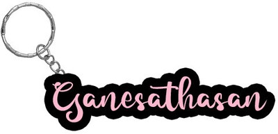 SY Gifts BPK Ganesathasan Name Keychain Key Chain