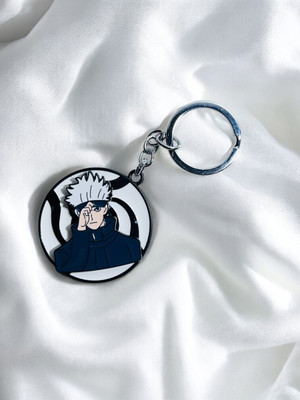 radherani Gojo Keychain | 3D Rotating GOJO Key Chain for Boys, Girls & Jujutsu Kaisen Fans Key Chain