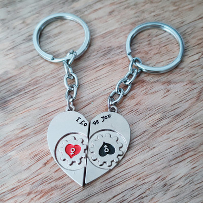 Sullery I Love You Half Broken Heart Set Of 2 Keychain Keyring SulleryKey202193 Key Chain