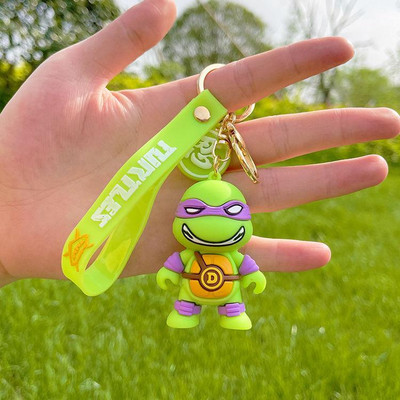 GKM Donatello Teenage Mutant Ninja Turtles Keychain for Backpack Key Chain