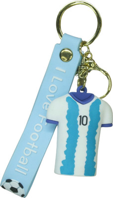 MIKADOECOM Football Jersey Keychain | Argentina No. 10 Jersey Key Ring for Sports Fans Key Chain