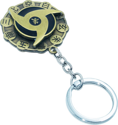 Techpro Anti-Rust Naruto Revolving Metallic Action Figure for Bike and Cars Key Chain