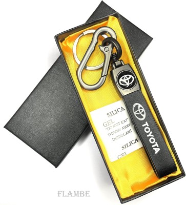 FLAMBE Car Keychain Stainless steel Metal finish Key Chain