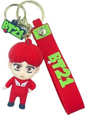 GKM BTS famous J-Hope 3D pvc keychain for boys & girls Key Chain