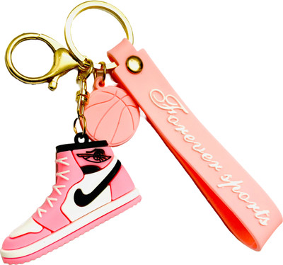 GKM Best quality Trending Jordan Shoes keychain with strap hook Key Chain