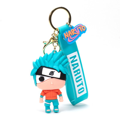 Daiyamondo Naruto Anime Kakashi Chidori Mark 3D Broad Rubber Keychain Bring Yur Inner Ninja Key Chain