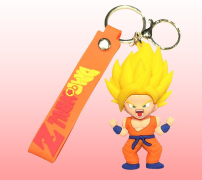 BITWEAVE Goku Power-Up Keychain – Anime-Inspired Toy Key Chain