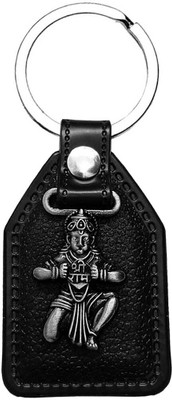 Shiv Hari Pawan Putra Hanuman with Jay shree RAM Leather Bike,Home,Car Keychain ShreeKey48 Key Chain