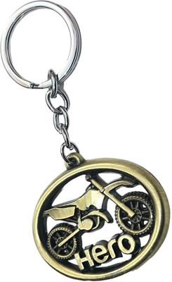 NSV HERO BIKE METAL KEYCHAIN WITH BAJAJ LOGO Key Chain