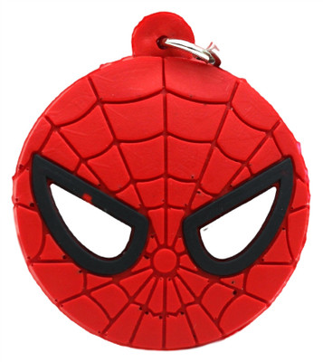 neoinsta shopping Small size Spiderman face 3D pvc key chain for kids red color Key Chain