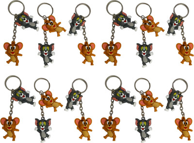 Spongy Tom & Jerry Keychain for Girls & Boys Car & Bike Kids Birthday return Gifts Key Chain