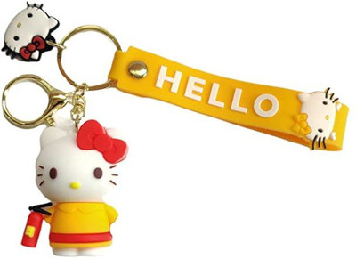 gtrp Hello Kitty Premium 3D Rubber Silicone Keychain Key Chain