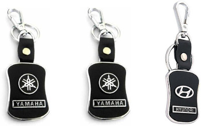 csv YAMAHA,Hundai logo Leather hook Keychain best quality keychain Key Chain