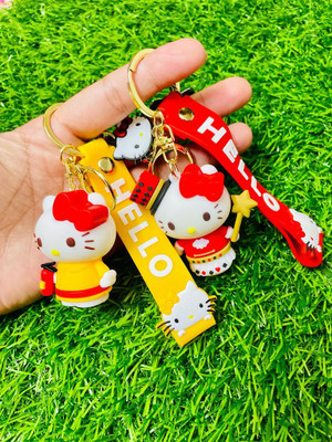 GKM Trendy Hello Kitty latest design combo set keychain for girls/gifting Key Chain