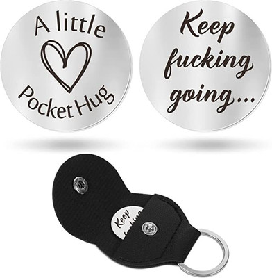 Artisans Crafted Love Coin Keychain For Partner Key Chain