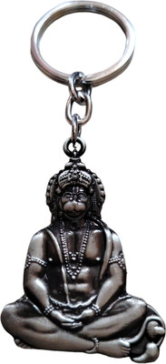 Deethyas Fashion Lord Jai Hanuman ji Praying Lord RAMA Shape Double Side Same View Metal Key Chain