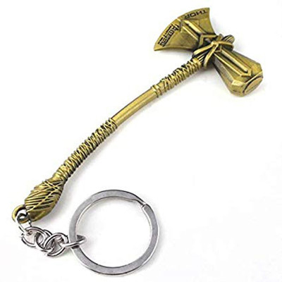 GKCH keychain-Thor New STORMBREAKER Gold for Key Chain