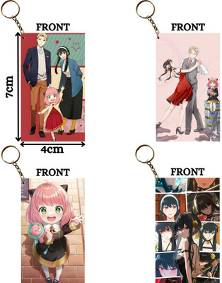 Hariyaali Enterprises LLP Spy X Family ANYA COMING TO JUMP YOR PHOTOS Unique Style 4 pcs Combo Key Chain