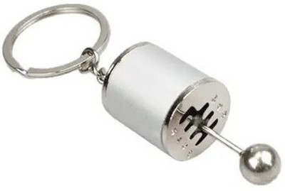 GIKH KeyChain_Gear Shift 6Speed Manual Metal Shift Gearbox Key Chain