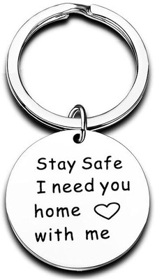 MOHIT CRAFT Drive Safe Keychain I Need You Here with Me Handsome Husband Key Chain