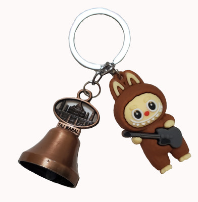 ShopTalk Bell with labubu cute kc Key Chain