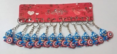 Newview CAPTAIN AMERICA rubber pack 12 Key Chain