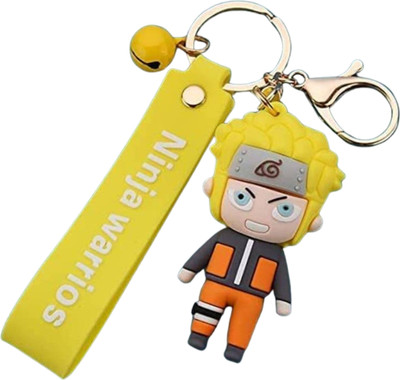 ANIKRAFT 3D Angry Naruto Anime Keychain | Cute PVC Naruto | Miniature Key Chain Key Chain