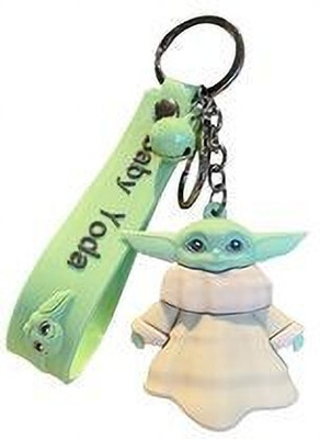 gtrp Baby Yoda Cartoon Silicone Rubber & Keyring-New75 Key Chain