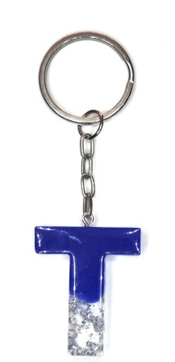 Swasti RESIN BLUE KEYCHAIN-T Key Chain