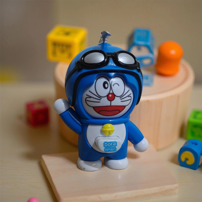 Meraki ind Cute Doraemon Flying Hat Keychain for Kids | Cartoon Character Bag Charm Key Chain