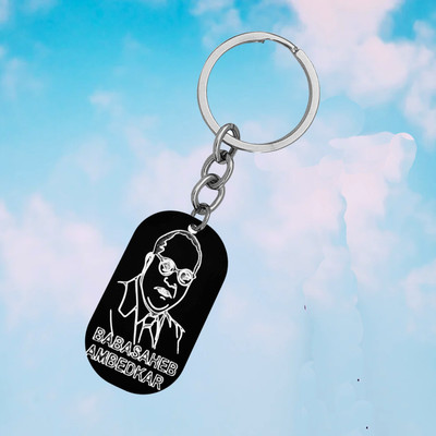 Sullery Dr. Babasaheb Ambedkar Keyring Keychain for Bike Car Boys Friends SKey2024218 Key Chain