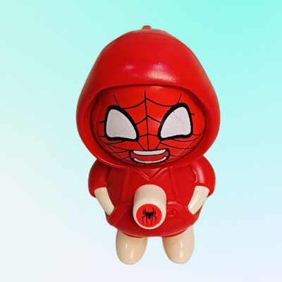 ZOQQI Spider-Man Face-Changing Keychain Action Figure, Perfect for Fans Key Chain