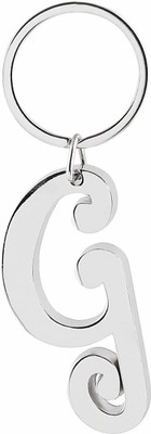 gtrp keychain-G Letter/Alphabet Big Size Premium Metallic Keychain Key Chain
