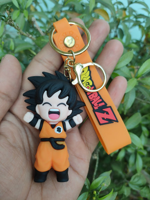 Niztech Goku Smile Strap Keychain Keyrings Creative Cool Key Chain