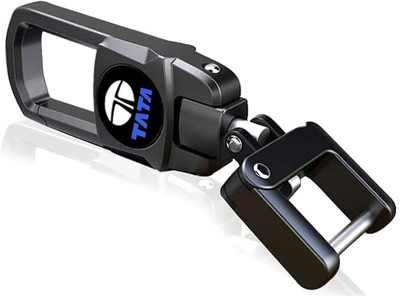 gtrp TATA Silver Color Fob Key Heavy Duty Replacement Logo Keychain01 Key Chain