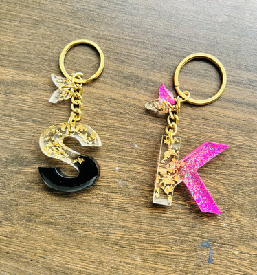 YARA CREATION S&K Combo blackgold& Pink gold Key Chain
