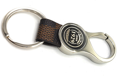 Jdp Novelty Round Shape Leather Metal Keychain for Jawa Bike Since 1929 Key Chain