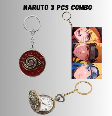 Hariyaali Enterprises LLP Naruto NARUTO THREE FORMS OF HIM MAKING COMEBACK Unique Style 3 pcs Combo Key Chain