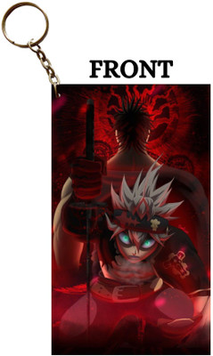 Hariyaali Enterprises LLP Black Clover ASTA IS BEING CONTROLLED BY DEMON KING Anime Key Chain