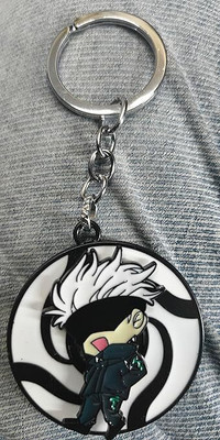 mik JUJUTSU KAISEN GOJO SATORU PREMIUM 360 DEGREE ROTATE Key Chain